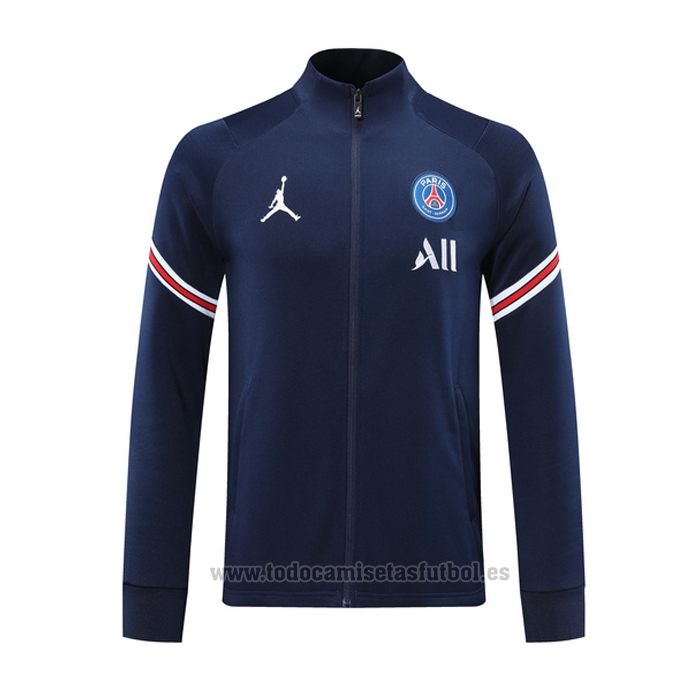 Chaqueta del Paris Saint-Germain Jordan 2020-2021 Azul